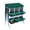 (Green with bracket legs), variant on Towallmark Chicken Nesting Boxes, 6/8/10-Holes Metal Chicken Laying Box with Inclined Nesting Boxes, Bottom Holes & Resting Platform, Fit for Different Chicken Breeds, with Metal Legs