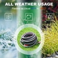 thumbnail image 6 of ABAKAN Garden Hose 5/8'' x 50 ft, Flexible Water Hose, All-Weather, Polymer Burst 600 PSI Hose, Black, 6 of 7