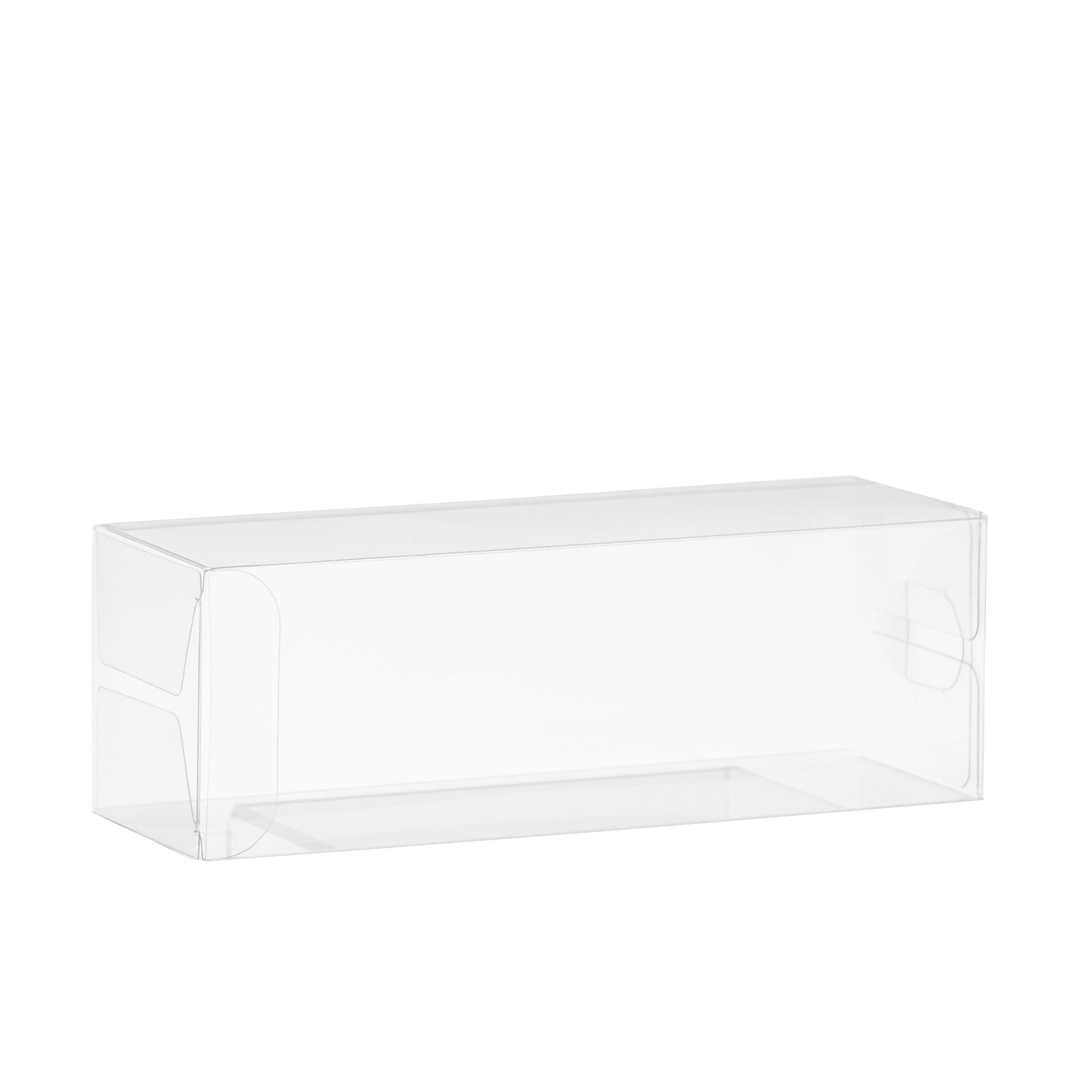 50-Pack 2x2x6 Clear Boxes - Plastic Gift Boxes for Macaron, Candy, Treats,  Wedding, Baby Shower, Birthday Party, Retail 