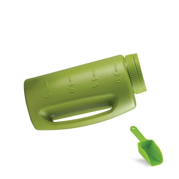 Hand Held Adjustable Watering Pot Fertilizing Salt Water Spreader 12-hole Dial Watering Plastic Container Sprinkler for Farmland Lawn