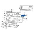 thumbnail image 2 of For Ram 1500 Classic 2013-2019 Bumper Support Bracket Front Left& Right Side, 2 of 7