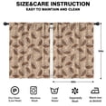 thumbnail image 2 of Blackout Kids Curtains,Football with Symbols Pattern Childrens Insulated Curtains Set Of 2,Bedroom Essentials,Toddler Room Decor 42"x54", 2 of 5