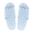thumbnail image 1 of 1 par de zapatillas de ducha huecas para el hogar, zapatillas de baño antideslizantes para interiores, zapatos de ducha, 1 of 6
