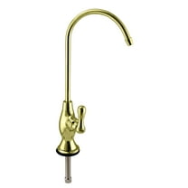 Westbrass 10" Classic 1-Lever Handle Cold Water Dispenser Faucet, Polished Brass