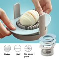 thumbnail image 2 of Lubelski 3 In 1 Stainless Steel Cutting Wires Hard Boiled Egg Slicer Cutter Kitchen Tool, 2 of 9