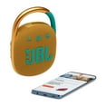 thumbnail image 5 of JBL Clip 4 Yellow Portable Bluetooth Speaker, 5 of 6