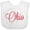 AA-White, variant on Inktastic Ohio Boys or Girls Baby Bib