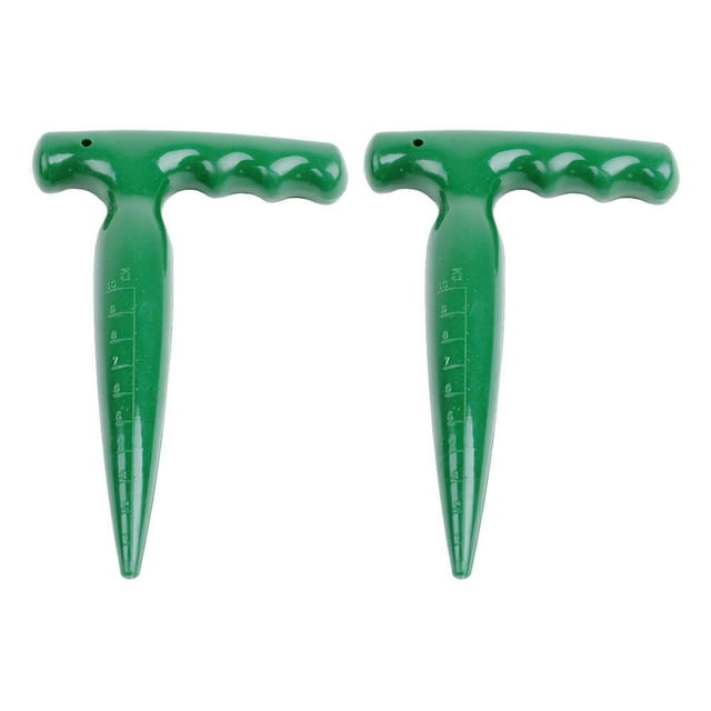 2pcs Garden Planting Tools Dibber Soil Digger Hole Punch Sowing Dispenser