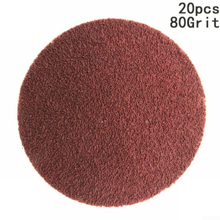 

20Pcs 50mm Sanding Disc Roll Lock R-Type Quick Change Abrasive Roll Lock Pad