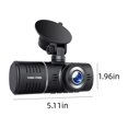 thumbnail image 3 of Danhjin Vehicle Recorder 2 Channel Dash Cam Front And Rear Inside, 1080P Dash Camera for Cars, Dashcam Three Way Car Camera With Ir Night Vision,Loop Recording,Motion Detection, 3 of 8