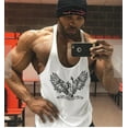 thumbnail image 4 of Original Men Gym Muscle Shirt Y Back Stringer Tank Top Vest  Bodybuilding Fitness Muscle, 4 of 4