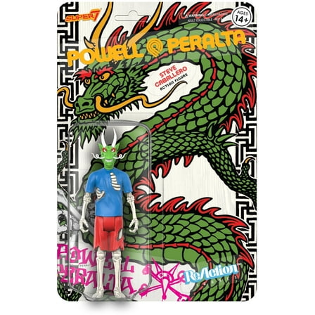 Super7 - Powell-Peralta - Reaction Figure  Wv3 - Steve Caballero (Chinese Dragon)