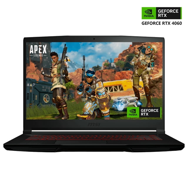 LAPTOP GAMER MSI THIN GF63 GEFORCE RTX4060 CORE I7 12650H 512GB SSD 16GB DDR4 15.6" FULL HD NEGRO 12VF-439MX MSI THIN GF63 GEFORCE RTX 4060 CORE I7 12650H 512GB SSD 16GB RAM 15.6" FHD 12VF-439MX