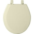 thumbnail image 3 of Achim Fantasia 17" Standard Wood Toilet Seat, Standard, Bone, 3 of 4