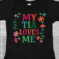 thumbnail image 4 of Inktastic My Tia Loves Me Niece Girls Baby Bodysuit, 4 of 5