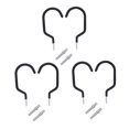 thumbnail image 4 of ELAYARD 6-Pack Heavy Duty Iron Garage Bike Hooks for Hanging and Tools, Storage Hooks, 4 of 8