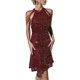 thumbnail image 2 of Vestido ajustado con purpurina para mujer, elegante vestido midi sin mangas, elegante vestido de fiesta y club, 2 of 7
