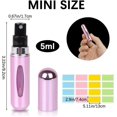 thumbnail image 3 of 8PCS Portable Mini Refillable Perfume Atomizer Bottle, 5ml Mini Travel Atomizer Perfume Spray Bottle, Scent Pump Case, Perfume Fragrance Empty Spray Bottle for Traveling and Outgoing, 3 of 5