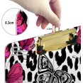 thumbnail image 4 of FMSHPON Leopard Butterfly Flower Floral Clipboard Hardboard Wood Nursing Clip Board and Pull for Standard A4 Letter 13x9 inches, 4 of 8