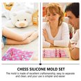 thumbnail image 2 of 1 Set/7pcs Professional Chess DIY Mold Handmade Silicone Mold Crystal Epoxy Mold, 2 of 6