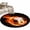 Black, variant on Round Rugs 3Ft, Billiards Round Area Rug Washable Indoor Throw Carpet, Modern Buruning Flame Sport Black Background Small Non Slip Circle Rug for Bedroom Living Room Home Decor Aesthetic