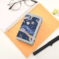 thumbnail image 7 of JIALIOU Nylon Trifold Card Wallet with ID Window Zipper Pocket for Men Women Teen Blue Whales Star Seaweed, 7 of 7