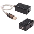 thumbnail image 1 of USB to RJ45 Extender Over Cat5 Cat5e Ethernet Cable Extension Adapter Set Connection up to 200ft, 1 of 7