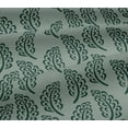 thumbnail image 5 of oneOone Viscose Jersey Dark Teal Green Fabric Leaves Block Quilting Supplies Print Sewing Fabric By The Yard 60 Inch Wide, 5 of 5