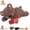 Brown, variant on Plush with Heartbeat for Cats, Heartbeat Plush Cat Toy, Plush Cat Toy with Heartbeat for Cats, Cat Snuggle Plush Toy, Comforting Cat Plush for Home