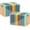 2 Pack, variant on Clear File Box Organizer, Folder Storage Boxes, Filing Crate Bin Holder with Handle for Office Desk, Letter Size