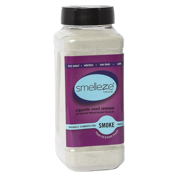 SMELLEZE Natural Cigarette Odor Eliminator Deodorizer 2 lb. Granules