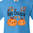 thumbnail image 4 of Inktastic Big Cousin Pumpkins with Fall Leaves Youth T-Shirt, 4 of 5