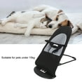 thumbnail image 4 of Dog Rocking Chair Foldable Washable Dog Cots Beds Height Adjustable Portable Pet Rocker Bed Chair for Small Dogs Puppy Cats, 4 of 7