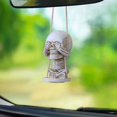 thumbnail image 5 of Espejo retrovisor para colgar accesorios de calavera de azúcar oscilante, adorno colgante para coche, lindo camión, accesorios para mujeres, hombres, adolescentes, espejo retrovisor para coche A, 5 of 5