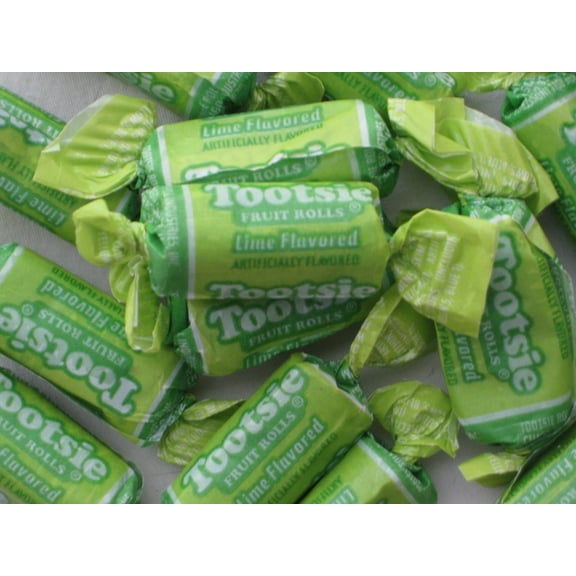 Tootsie Roll Lime Fruit Chews Candy One Pound  16oz