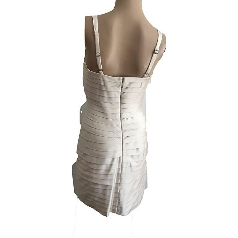 BCBG Max Azria Mitzi Sleeveless Satin Cocktail Dress 4