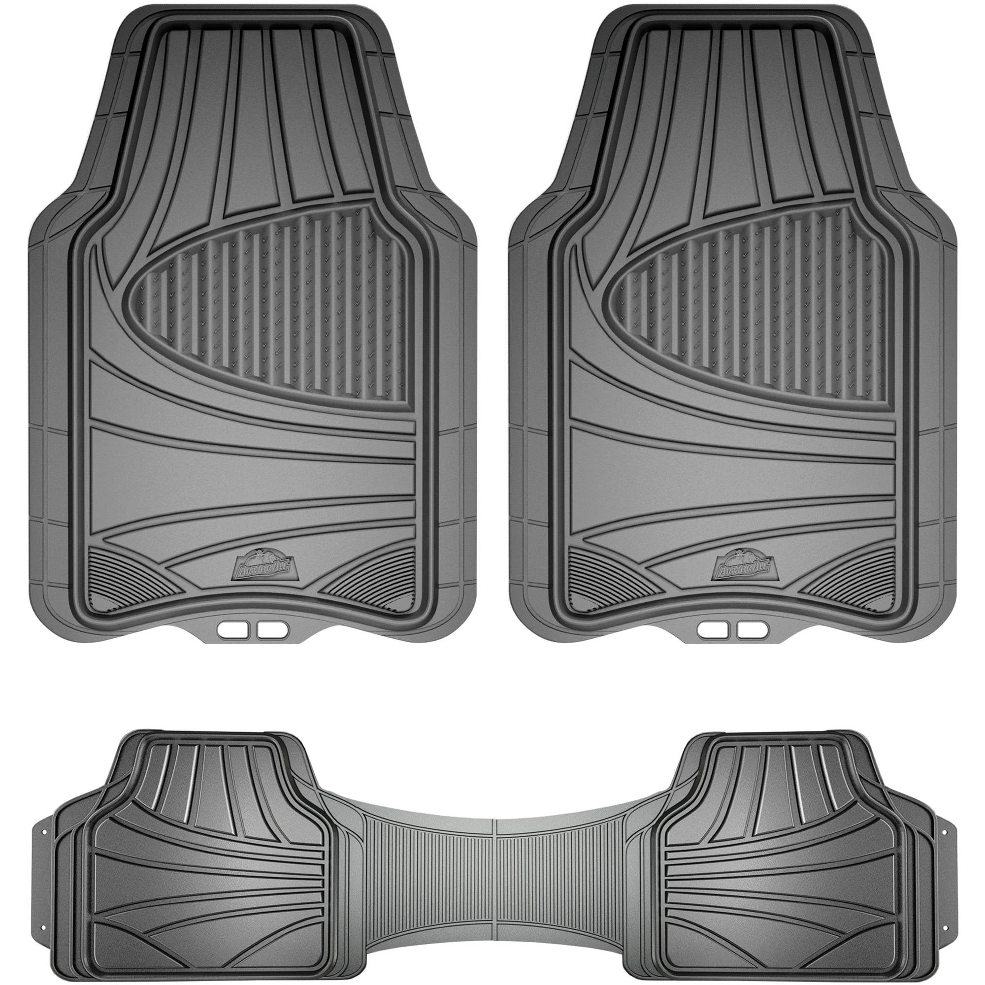 Armor All 3Piece FullCoverage Grey Floor Mat