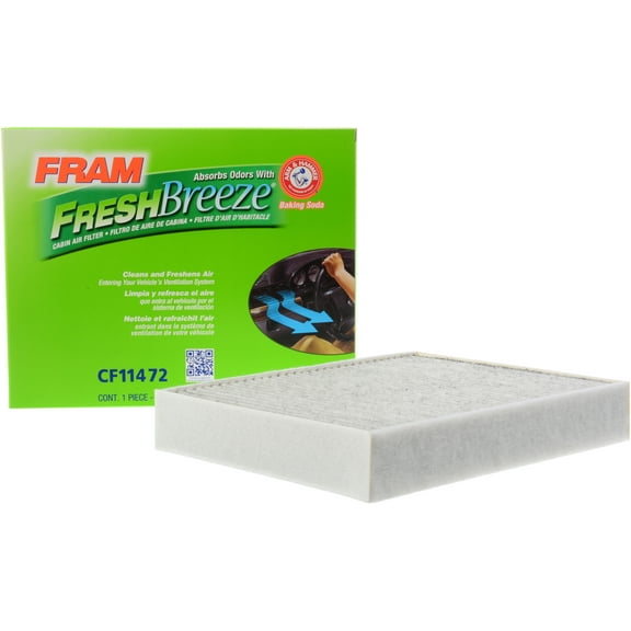 FRAM Fresh Breeze Cabin Air Filter CF11472 with Arm & Hammer Baking Soda, for Select BMW Vehicles Fits select: 2013-2018 BMW 328, 2019 BMW 330I