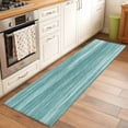 thumbnail image 3 of Duck Green 2'x6' Runner Rug, Vintage Modern Abstract Art Ombre Washable Non-Slip Area Rugs for Hallway Kitchen Floor Bedroom Entryway, StainResistant Laundry Carpet Decoration Indoor Mat, 3 of 9