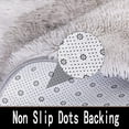 thumbnail image 5 of Modern Style Long Pile Rug, Interior Decoration, Suitable for Living Room, Bedroom, Blue, 60 x 90 cm, 5 of 5