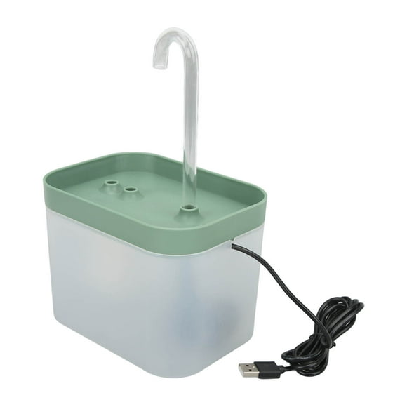 Fontaine d'Eau pour Chat, Fontaine Facile à Boire pour Animaux de Compagnie pour Chats Turquoise Transparente