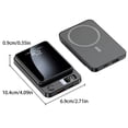 thumbnail image 3 of Power Bank Inalámbrico Magnético 10000mah Y211 Cargador 5.0a 22.5w Carga Super Rápida,bateria Portatil Pila De Usb-c Con Pantalla Digital,banco De Energía Compatible Estándar Magsafe Qi, 3 of 4