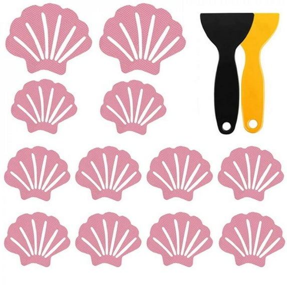 Shell Shape Non-Slip Bathtub Stickers Bathroom Adhesive for Bathtub Stairs Shower Room Swimming Pool Stickers