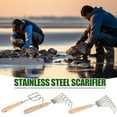thumbnail image 4 of Catch The Sea Rake, Shell Clam Digger Clam Rake for Clamming Seafood Digging Rake G Tools, Clam Digging Tool Digging Fork Rock Rake Beach Clamming Weeding, 4 of 8