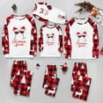 thumbnail image 1 of Pjs Matching Parent-child Warm Christmas Set Printed Home Wear Pajamas Two-piece Set Christmas Pjs on Clearance, 1 of 7