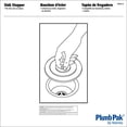 thumbnail image 2 of Plumb Pak, White PP820-14 Sink Stopper Suction Flat, Size, 2 of 2