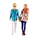 thumbnail image 2 of 2x 1/64, modelo para niños y niñas, modelo de personas pequeñas, accesorio de fotografía, figuras de personas coleccionables, hombre con gafas de sol, 2 of 10