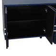 thumbnail image 5 of Historyli Go5H Storage CabSideboard Buffet Table With 4 Doors And Pine Legs For Kitchen Dining Living Room 59.84"L x 15.75"W x 32.48"H, 5 of 9