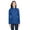 True Royal, variant on Ladies' Fusion ChromaSoft™ Pique Quarter-Zip - WHITE - 2XL