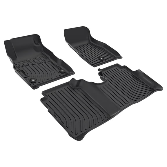 Floor Mats Cargo Liner Carpets For 2018-2024 Nissan Kicks TPE Rubber All Weather